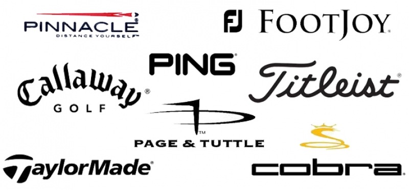 Pro Shop Brands available: Pinnacle, FootJoy, Titlelist, Callaway, Ping, and Page and Tuttle.