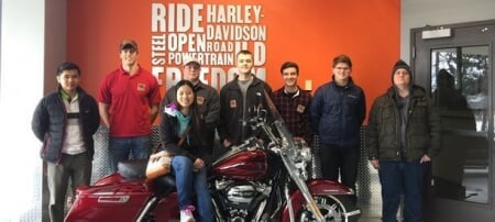 ASEM group at Harley Davidson
