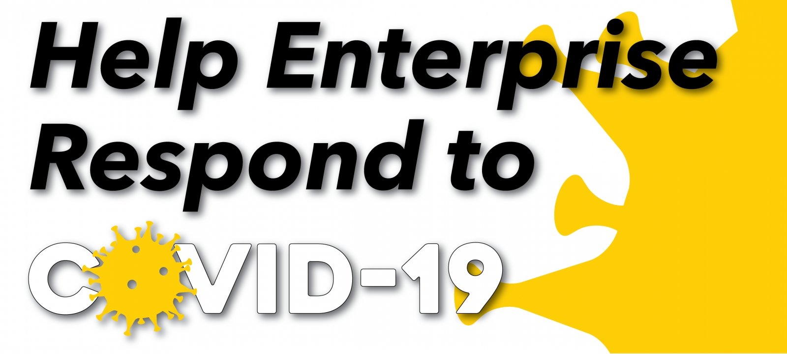 Banner reading "help Enterprise respond to COVID-19"