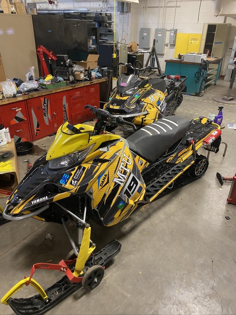 Clean Snowmobile Challenge Project Photo