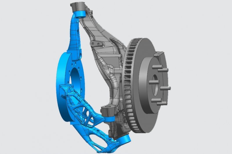 An rendering of the rapid brake system
