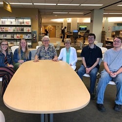 Franklin and Lorraine St. John visited campus during August of 2019 and were able to meet up with a number of their current scholarship recipients.