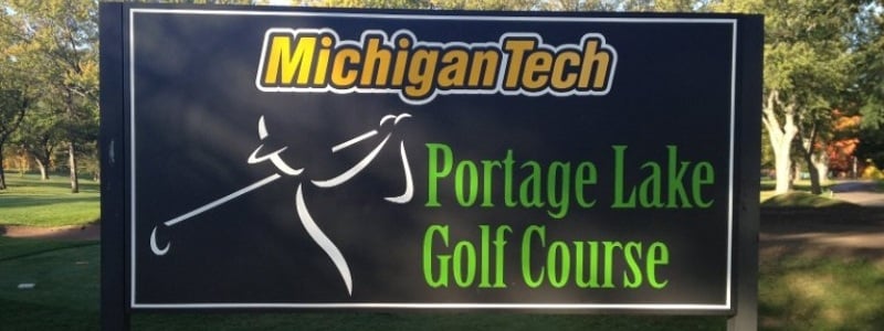 Course sign.