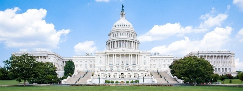 Capitol building in Washington.