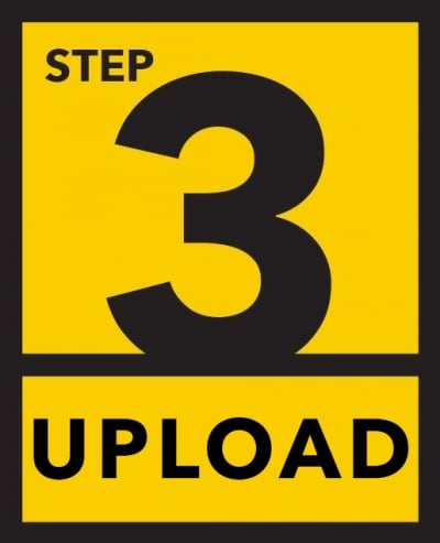 Step 3: Upload
