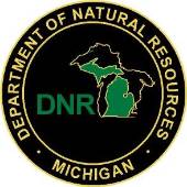 Michigan Department of Natural Resources logo.