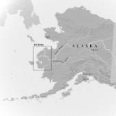 Map showing Alaska