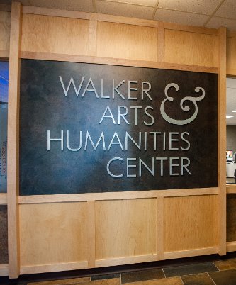Walker Arts and Humanities Center sign