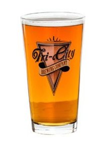 Tri-City Brewing Company pint filled with beer.