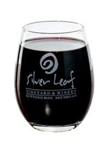 Silver Leave Vineyard and Winery glass