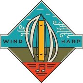 Wind harp icon.