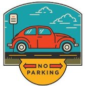No parking icon.