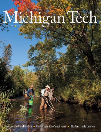Winter 2011-12 Michigan Tech Magazine cover image