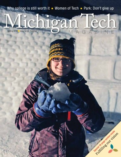 Spring 2012 Michigan Tech Magazine cover image