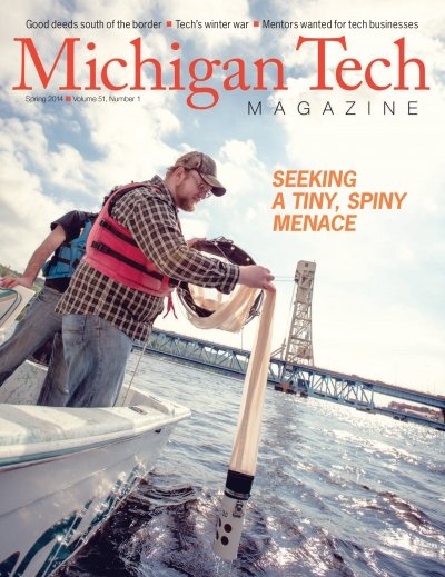 Spring 2014 Michigan Tech Magazine cover image