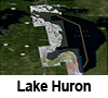 Lake Huron mosaic image.