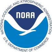 National Oceanic and Atmospheric Administration logo.