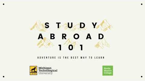 Preview image for Michigan Tech Study Abroad 101 video