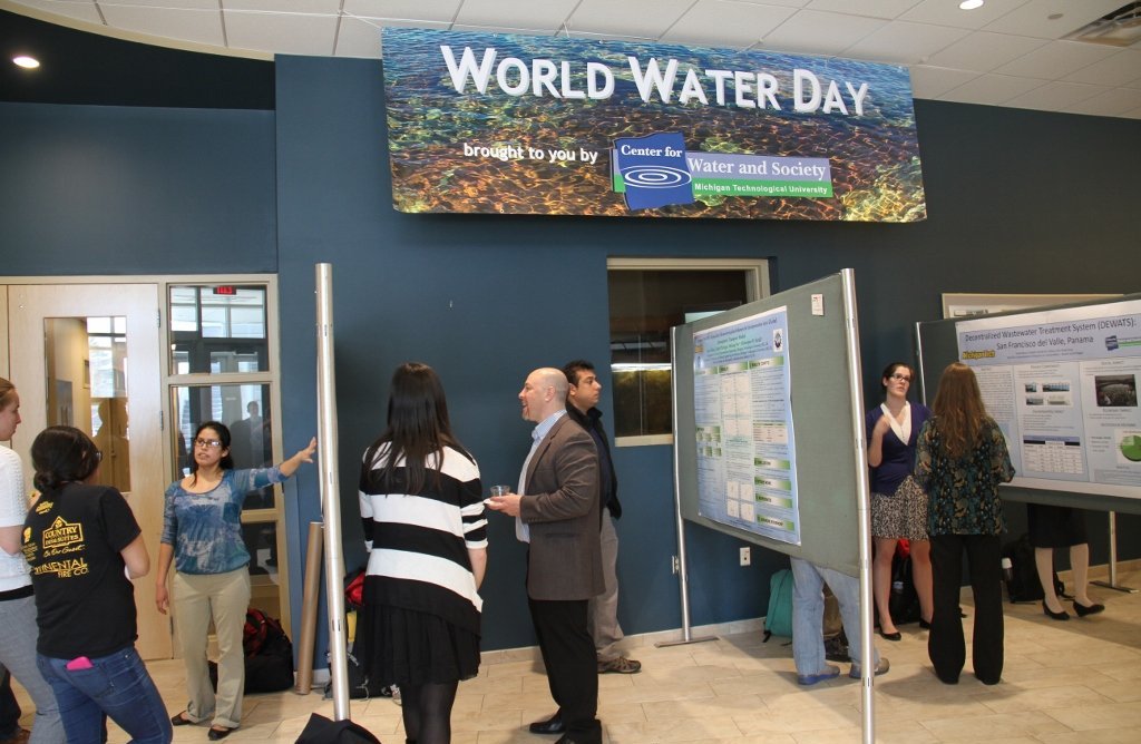 Michigan Tech's Great Lakes Research Center will mark World Water Day (March 22) with a variety of events March 20-23.
