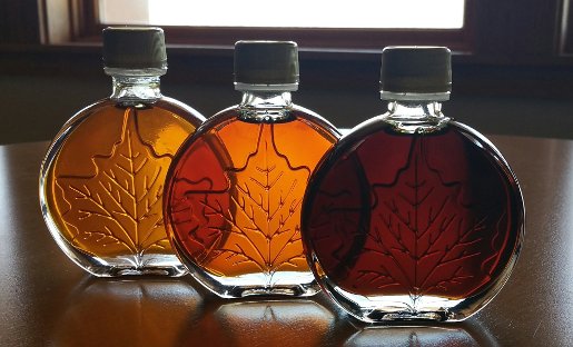 Three shades of syrup