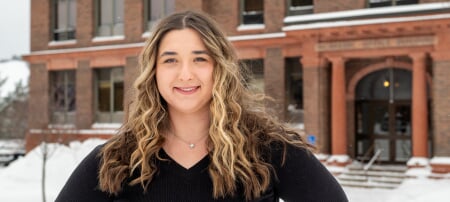 Ruby Walker funded her college education through Michigan Tech’s Leading Scholar program—and is fueling her future career as a sports marketing professional through her experiences as a marketing major, a student leader and an industry intern.