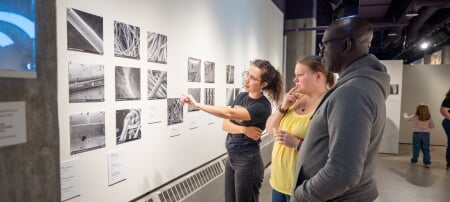 “Nanowonder: Images from the Microscopic World” is a new exhibit on display in the Rozsa Art Galleries featuring photographs taken by a high-powered electron scanning microscope.