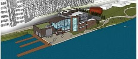 Great Lakes Research Center Great Lakes Research Center architect's rendering