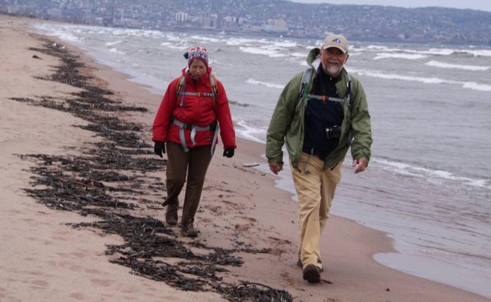 Mike Link and Kate Crowley are hiking the entire Lake Superior shoreline.
