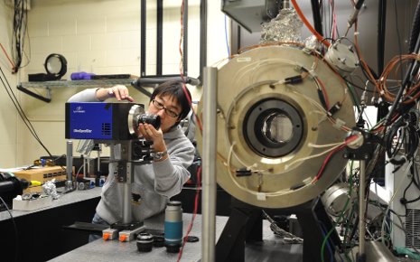 A graduate student tackles an engineering project.