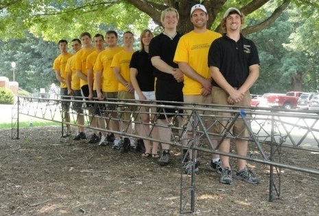 Michigan Tech's Steel Bridge team took two first places and fourth overall in national competition. 