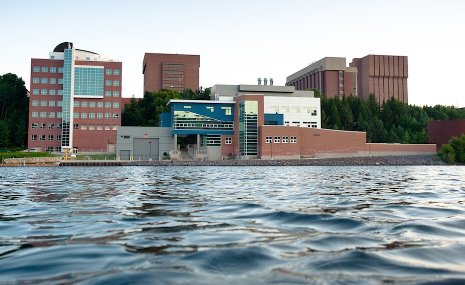 Michigan Tech's Great Lakes Research Center, on the University Waterfront