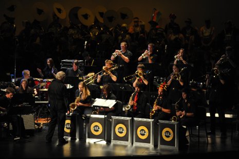 The Michigan Tech Jazz Lab Band, Michael Irish directing