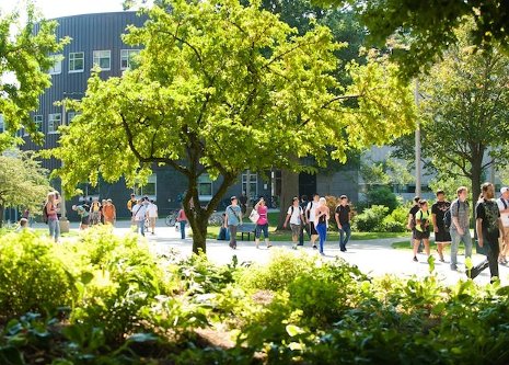 Campus Mall Michigan Tech students will soon benefit from two gifts from alumni designed to support teaching and learning.