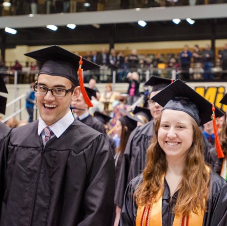 These Michigan Tech grads have a lot to be happy about. According to Payscale.com, Tech graduates rank 18th in the nation among 437 public universities in ROI from their degrees.