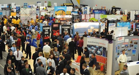 Career Fair Crowd