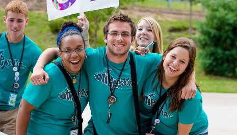 Orientation team leaders learn and teach cultural awareness.