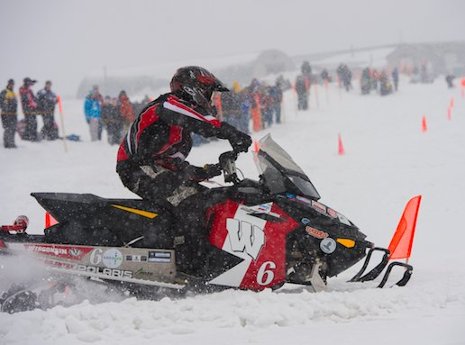 The University of Wisconsin-Madison's winning entry in the 2013 SAE Clean Snowmobile Challenge.