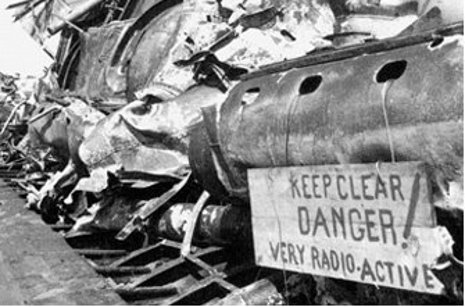 Award-winning book: Romancing the Atom An image from the book shows post-WWII ship.