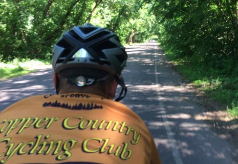 Alumni are representing the Copper Country on their bike ride across the US.