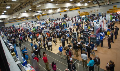 Employers and students packed the SDC at Tech's largest Career Fair ever.