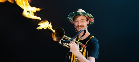 Ryan Briggs shares how the Huskies Pep Band brings flaming life to old trumpets.