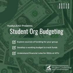 Student Org Budgeting poster