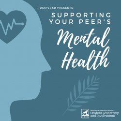 Supporting your peer's mental health poster