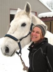 Libby Meyer with her horse
