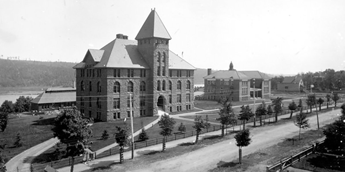 Campus in the 1890's.