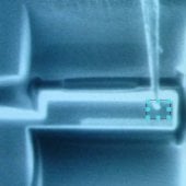 Box over probe tip.
