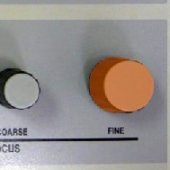 Fine focus knob