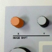 Image shift x knob