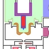 Field emission tip diagram