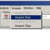 Acquire stop icon.